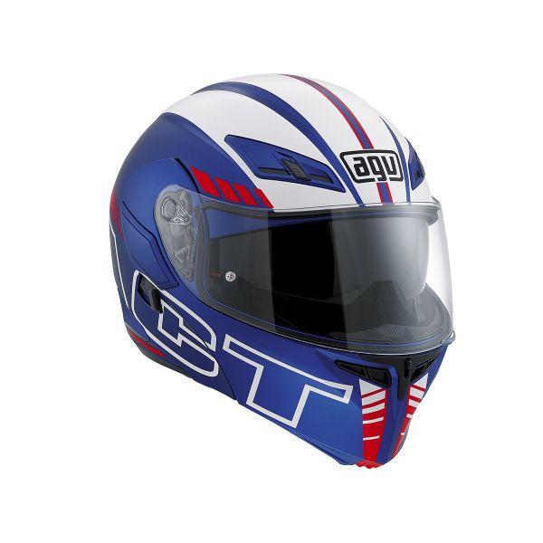 Casque AGV COMPACT-ST MULTI SEATTLE MAT - Noir / Gris / Rouge