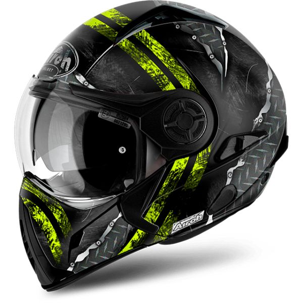 Casque Airoh J106 CRUDE MAT / Jaune