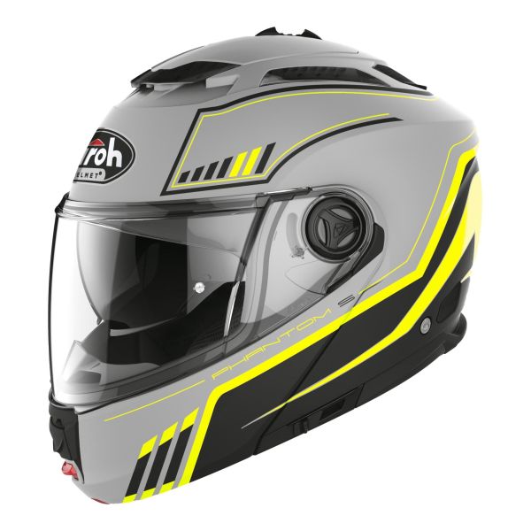 Casque Airoh PHANTOM-S BEAT MAT - Jaune