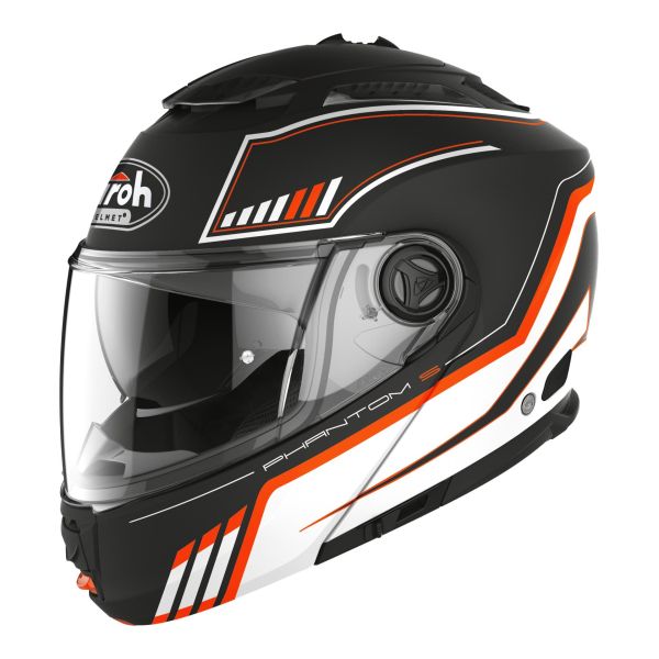 Casque Airoh PHANTOM-S BEAT MAT - Orange