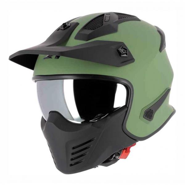 Casque Astone ELEKTRON MONOCOLOR MAT - Armée