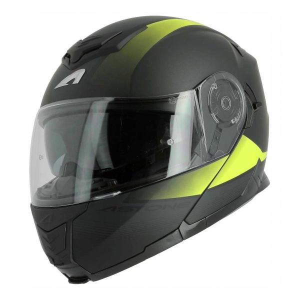 Casque Astone RT 1200 VANGUARD MAT - Noir / Jaune