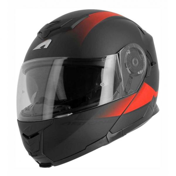 Casque Astone RT 1200 VANGUARD MAT - Noir / Rouge