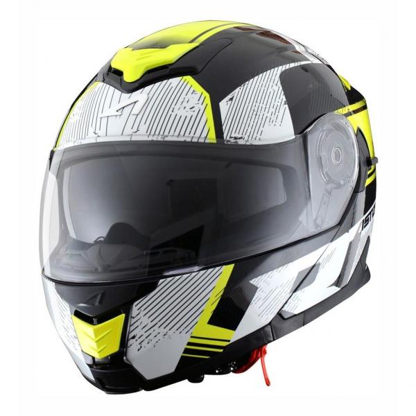 Casque Astone RT 1200 VIP - Noir / Blanc / Jaune Fluo