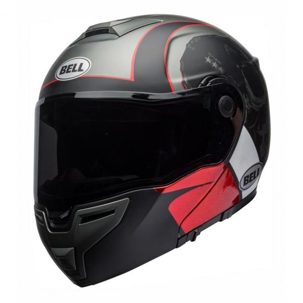 Casque Bell SRT MODULAR HART LUCK SKULL - Noir / Rouge