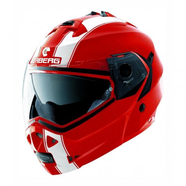 Casque Caberg DUKE II LEGEND - Rouge / Blanc