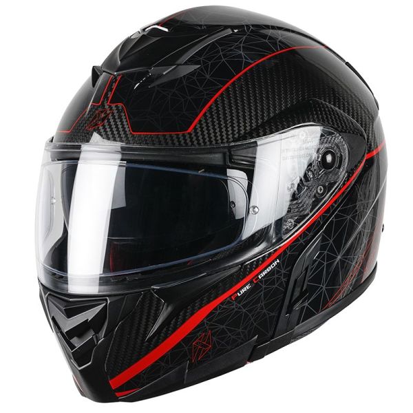 Casque Dexter ADRON CARBON PURETECH - Noir / Rouge