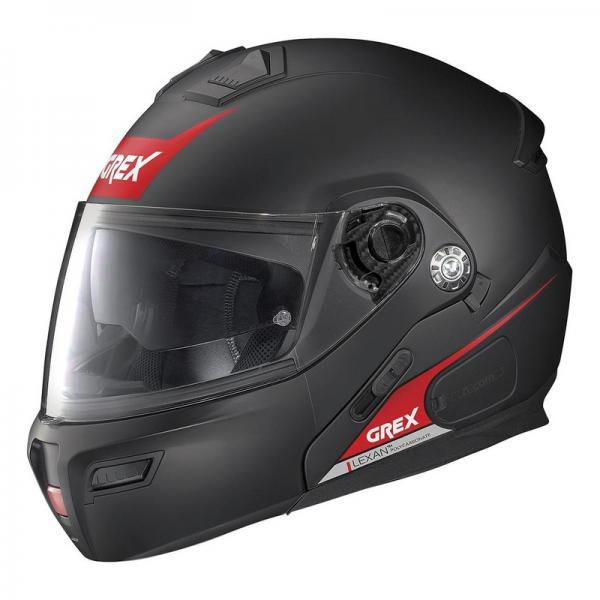 Casque Grex G9.1 EVOLVE VIVID N-COM MAT - Noir / Rouge