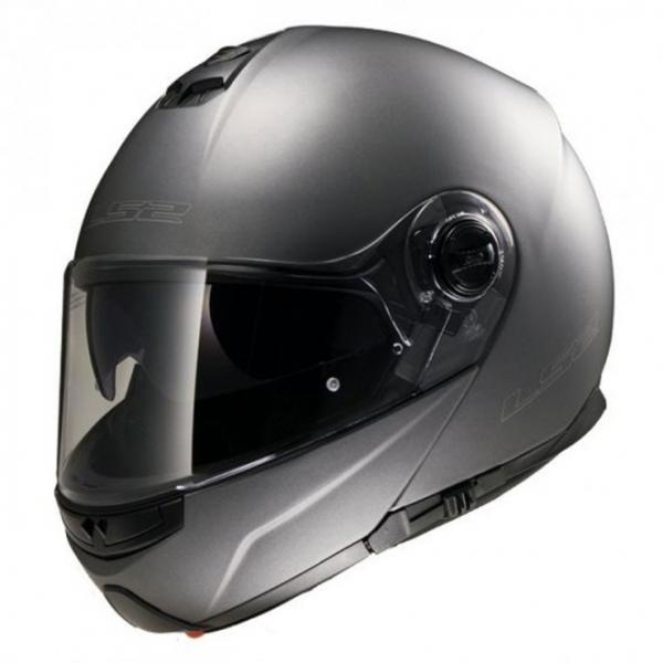 Casque LS2 FF325 STROBE MAT - Titane