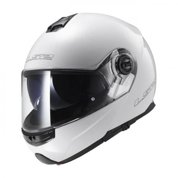 Casque LS2 FF325 STROBE SOLID - Blanc