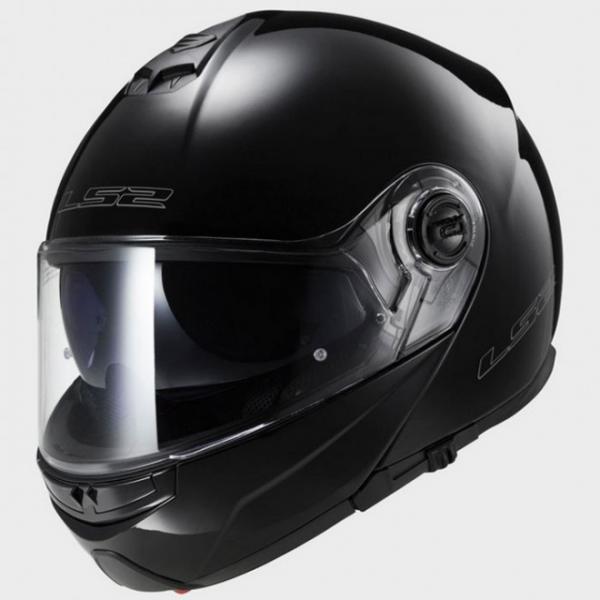 Casque LS2 FF325 STROBE SOLID - Noir