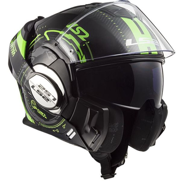 Casque LS2 FF399 VALIANT NUCLEUS - Noir / Vert