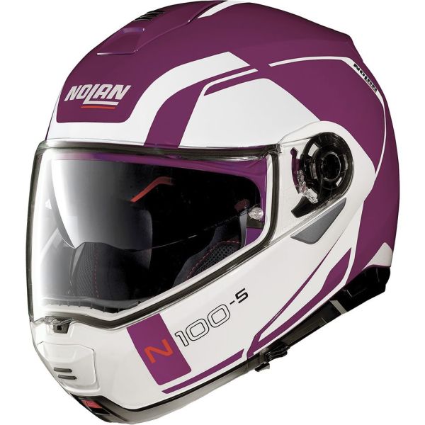 Casque Nolan N100-5 CONSISTENCY N-COM - Fuchsia