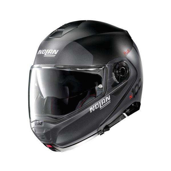 Casque Nolan N100-5 PLUS DISTINCTIVE N-COM FLAT - Noir