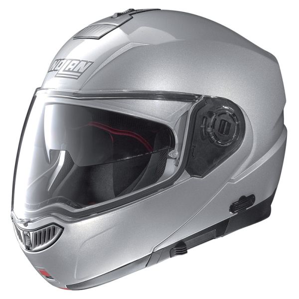 Casque Nolan N104 EVO CLASSIC N-COM - Platinium Silver