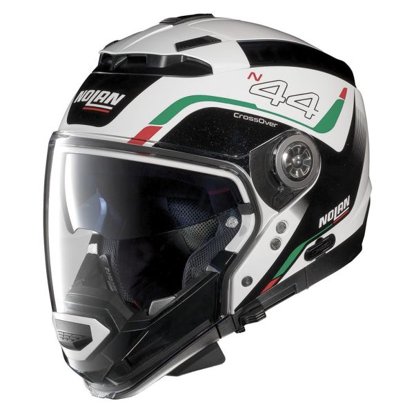 Casque Nolan N44-EVO VIEWPOINT N-COM - Blanc / Vert