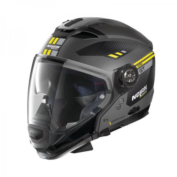 Casque Nolan N70-2 GT BELLAVISTA FLAT - Gris / Jaune