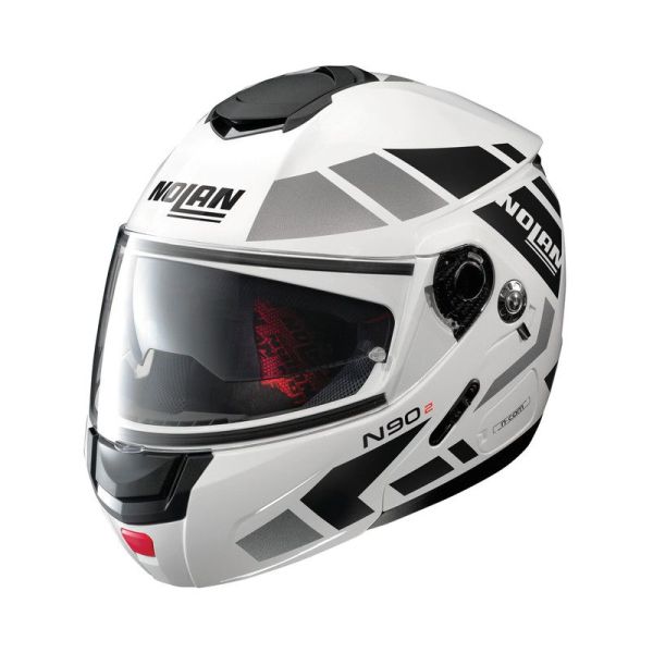 Casque Nolan N90.2 EUCLID N-COM - Blanc