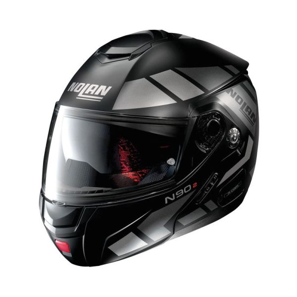 Casque Nolan N90.2 EUCLID N-COM FLAT - Gris