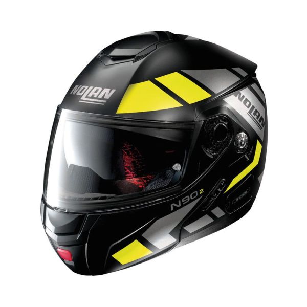 Casque Nolan N90.2 EUCLID N-COM FLAT - Jaune