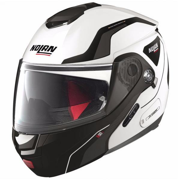Casque Nolan N90-2 STRATON N-COM - Blanc