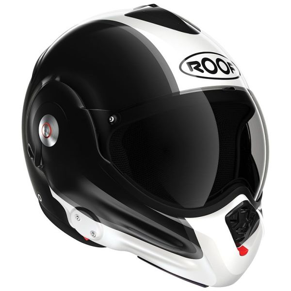 Casque Roof RO32 DESMO FLASH - Noir / Blanc Nacre