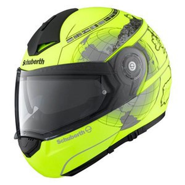 Casque Schuberth C3 PRO EUROPE - Jaune Fluo