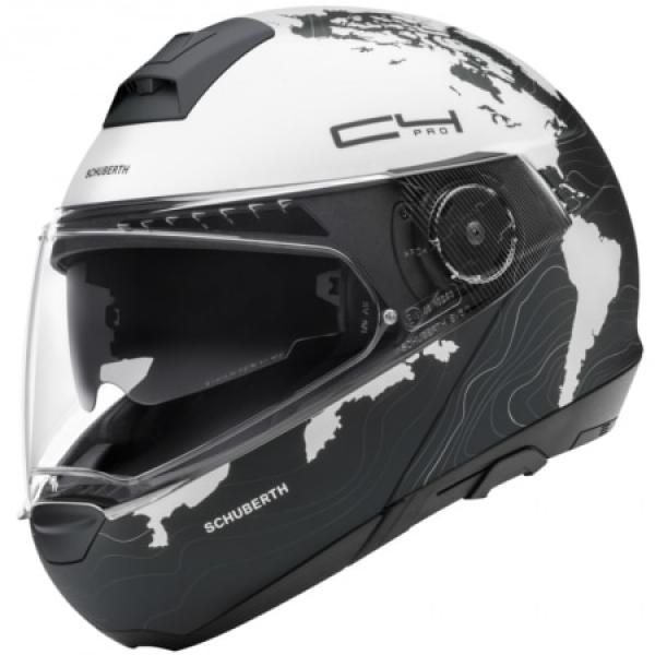 Casque Schuberth C4 PRO MAGNITUDO MAT - Noir / Blanc