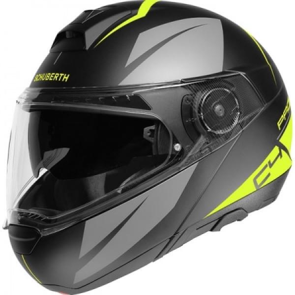 Casque Schuberth C4 PRO MERAK MAT - Jaune