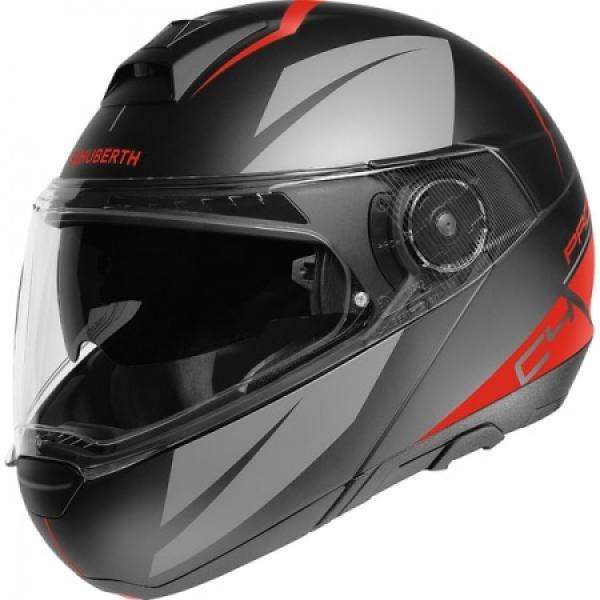 Casque Schuberth C4 PRO MERAK MAT - Rouge