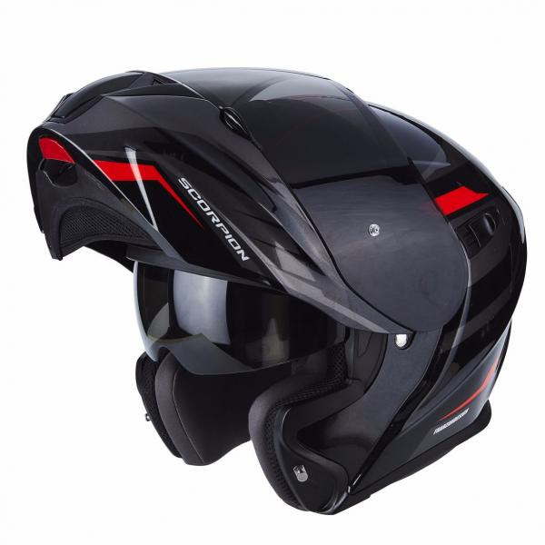 Casque Scorpion EXO-920 SHUTTLE - Noir / Rouge