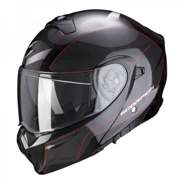 Casque Scorpion EXO 930 CIELO - Noir / Rouge
