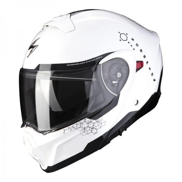 Casque Scorpion EXO 930 SHOT - Blanc Perle