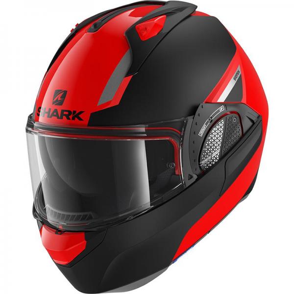 Casque Shark EVO-GT SEAN MAT - Noir / Argent / Orange