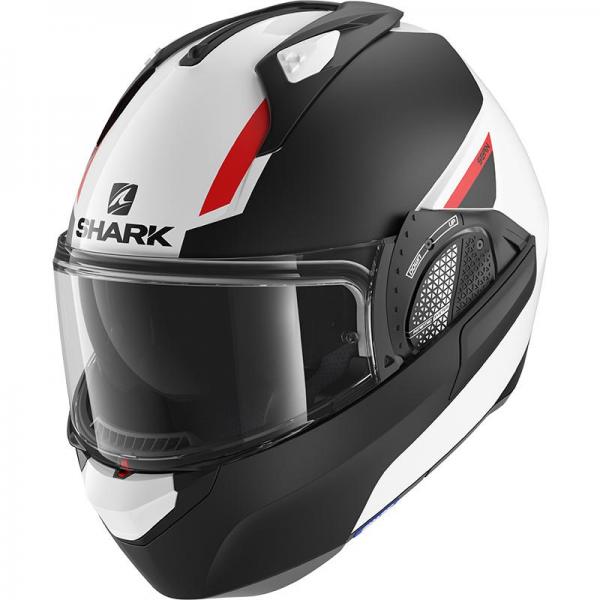 Casque Shark EVO-GT SEAN MAT - Noir / Blanc / Rouge