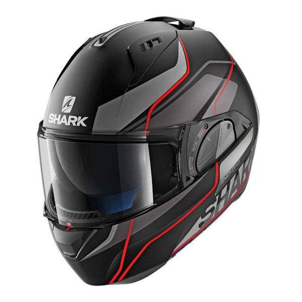 Casque Shark EVO ONE 2 KRONO MAT - Noir / Gris / Rouge