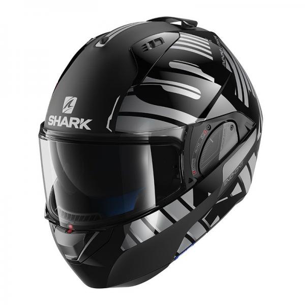 Casque Shark EVO ONE 2 LITHION - Noir / Chrome / Gris