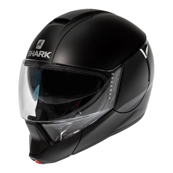 Casque Shark EVOJET BLANK MAT - Noir