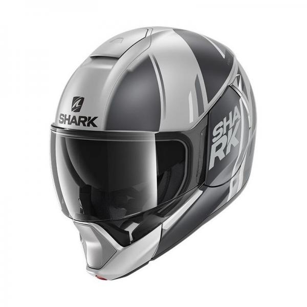 Casque Shark EVOJET VYDA MAT - Argent / Anthracite