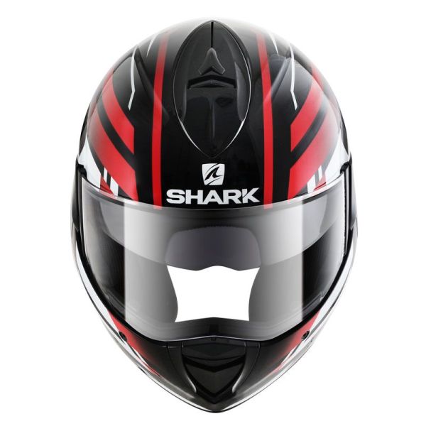 Casque Shark EVOLINE SERIES 3 CORVUS - Noir / Blanc / Rouge