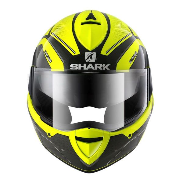 Casque Shark EVOLINE SERIES 3 HATAUM HI-VIS - Jaune / Noir / Gris
