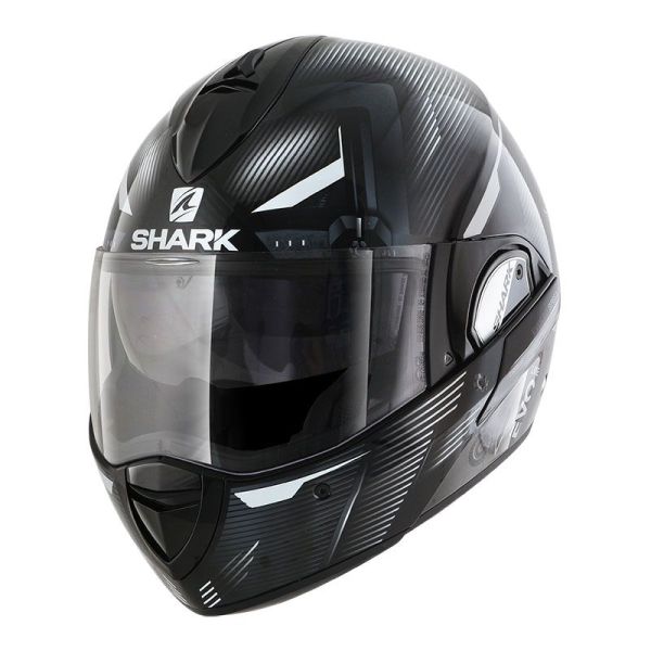 Casque Shark EVOLINE SERIES 3 SHAZER - Noir / Blanc