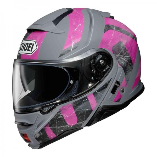 Casque Shoei NEOTEC II JUANT TC-7 MAT - Noir / Gris / Rose