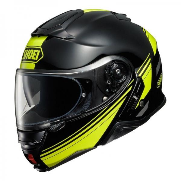 Casque Shoei NEOTEC II SEPARATOR TC-3 - Noir / Jaune Fluo