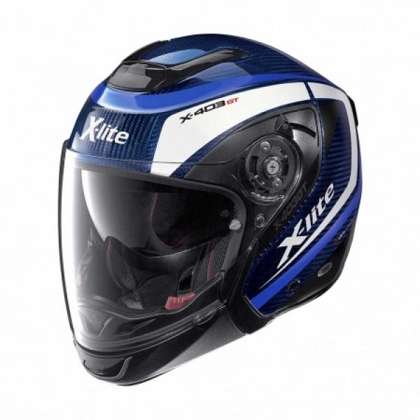 Casque X-Lite X-403 GT ULTRA CARBON MERIDIAN N-COM TINTO - Bleu