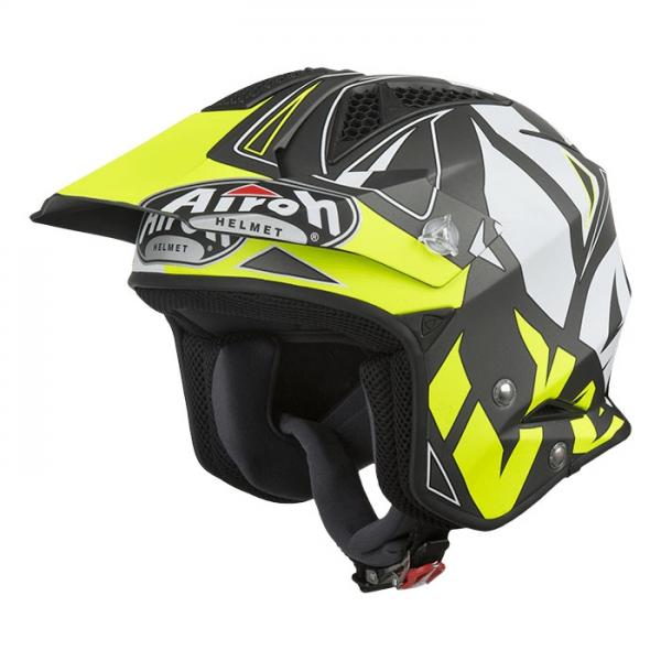 Casque Airoh TRR S CONVERT MAT - Jaune