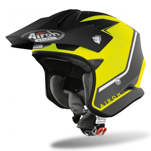Casque Airoh TRR S KEEN MAT - Jaune