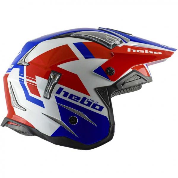 Casque Hebo ZONE 4 BALANCE - Bleu / Blanc / Rouge