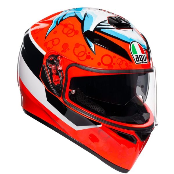 Casque AGV K-3 SV ATTACK MAXVISION - Orange