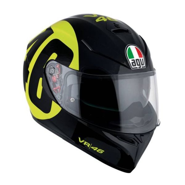 Casque AGV K-3 SV TOP BOLLO 46 - Noir / Jaune